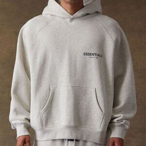 NWT Fear of God Essentials Light Oatmeal Pullover – Size Large